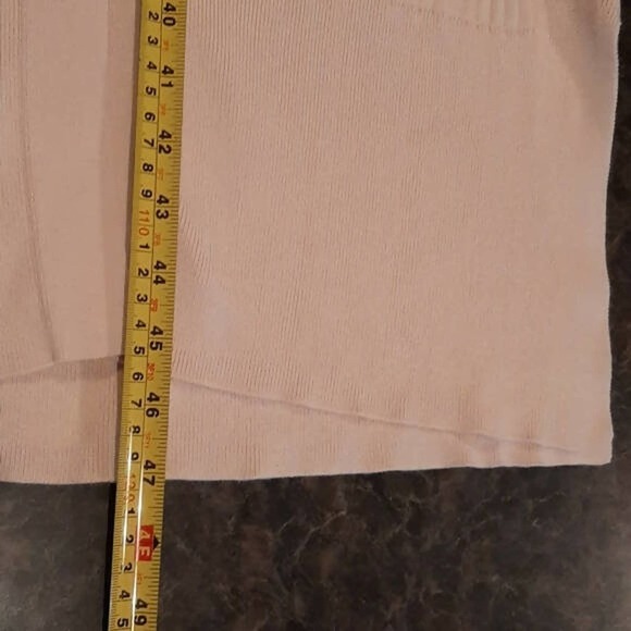 Brass The Ribbed Cardigan Sweater Dress - /Beige - Picture 7 of 8